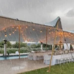¿Qué pasa si llueve el día de tu boda? Soluciones reales